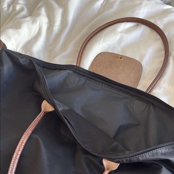 Longchamp Black Le Pliage Original Large Nylon Tote Bag - Picture 3 of 5